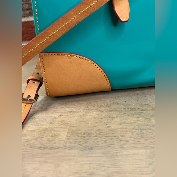 Dooney And Bourke‎ Satchel Bag - Patent Leather Ocean Teal - Picture 13 of 16